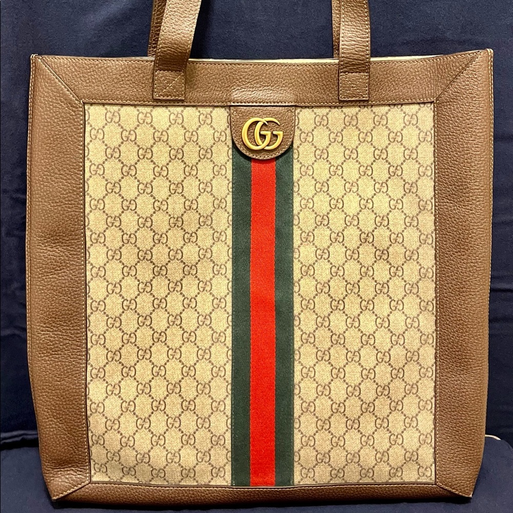 GUCCI Ophidia Soft GG Supreme Medium Tote Bag